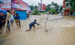 | Photo: PTI : Tripura Schools, Colleges Closed 'Until Further Notice' Due To Devastating Floods